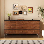 キャビネット ブラウン 多層板 ステンレス hlwy-3688