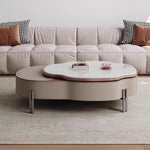 Coffee table カラー1 多層板 合皮 セラミック ステンレス hlwy-3692