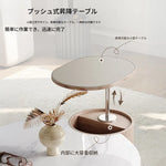 Coffee table カラー1 多層板 合皮 セラミック ステンレス hlwy-3693