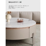 Coffee table カラー1 多層板 合皮 セラミック ステンレス hlwy-3693