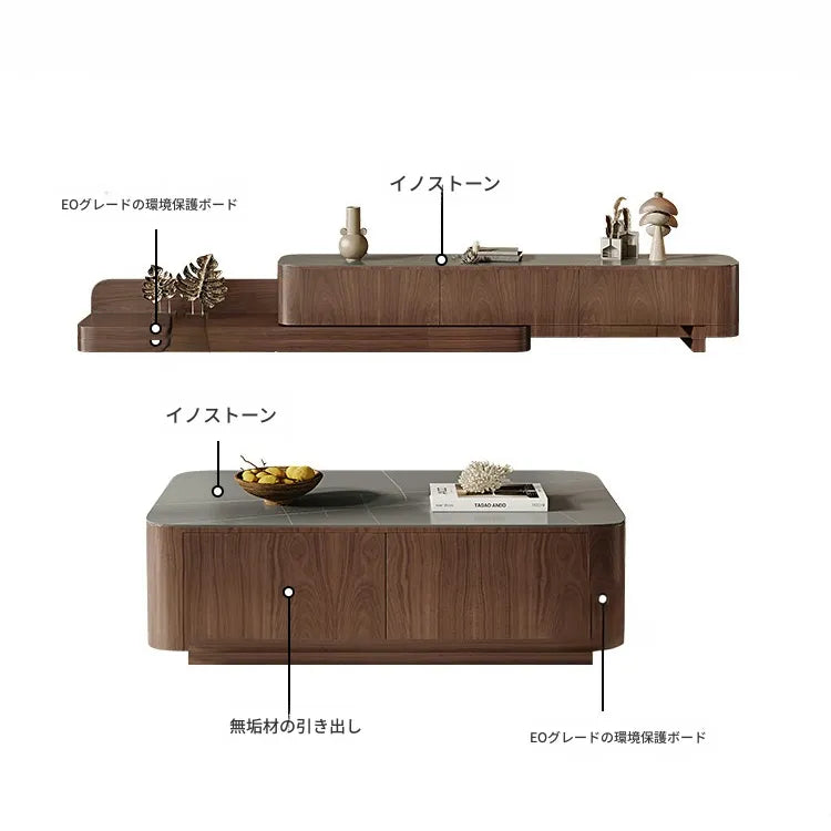 Coffee table カラー1 カラー2 セラミック 多層板 hlwy-3696