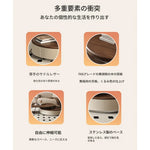 Coffee table ブラウン パイン 多層板 合皮 ステンレス hlwy-3698