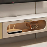 テレビ台 カラー1 セラミック 無垢材 ステンレス ガラス hlwy-3703