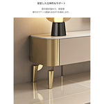 テレビ台 カラー1 セラミック 無垢材 ステンレス ガラス hlwy-3703