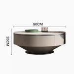 Coffee table カラー1 セラミック 無垢材 ステンレス hlwy-3705