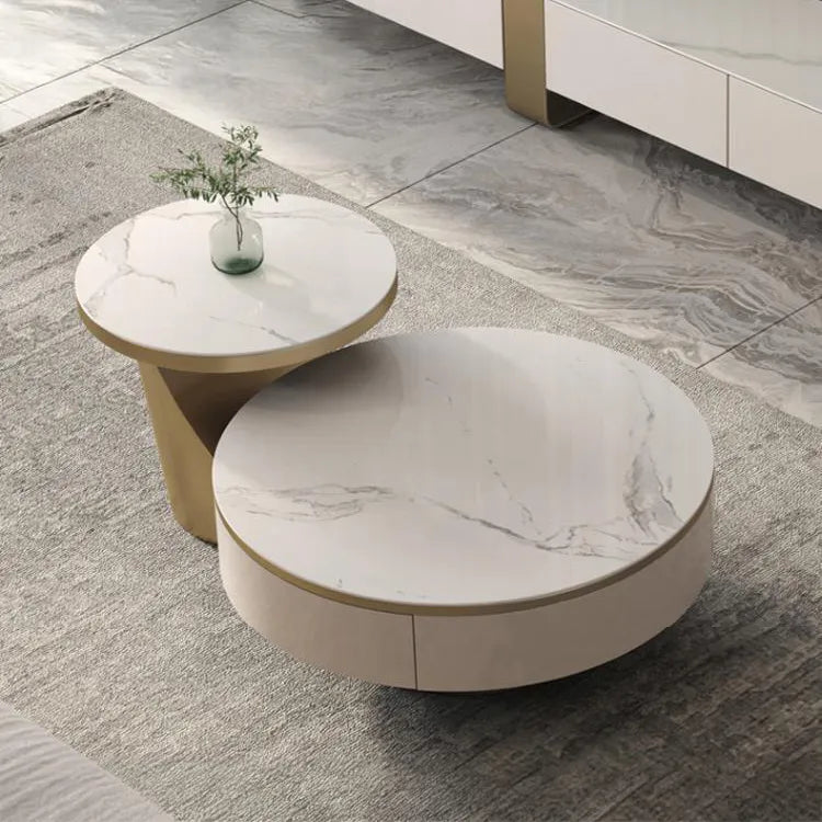 Coffee table カラー1 セラミック 無垢材 ステンレス hlwy-3705