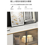 キャビネット カラー1 セラミック 強化ガラス 繊維板 hlwy-3707