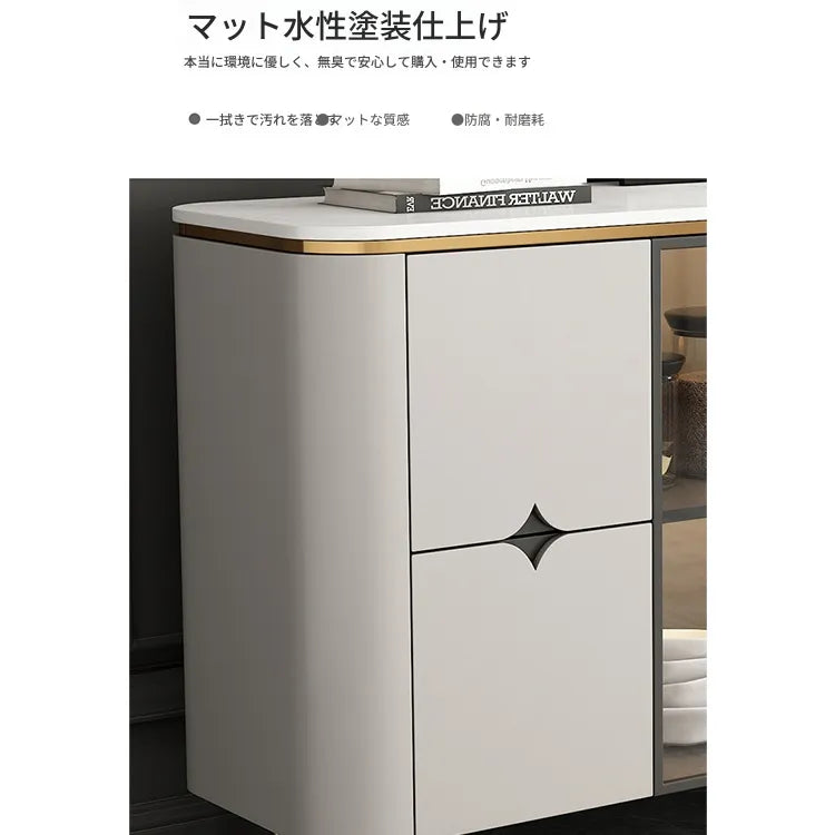 キャビネット カラー1 セラミック 強化ガラス 繊維板 hlwy-3707