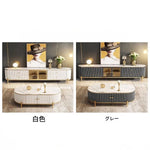 テレビ台 カラー1 セラミック 強化ガラス 繊維板 hlwy-3708