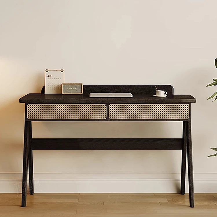 ラタンとアッシュ材のスタイリッシュテーブル|モダンデザインでおしゃれな空間演出 hlxl-4396