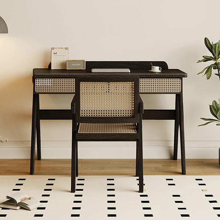 ラタンとアッシュ材のスタイリッシュテーブル|モダンデザインでおしゃれな空間演出 hlxl-4396