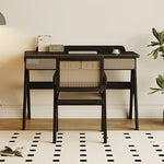 ラタンとアッシュ材のスタイリッシュテーブル|モダンデザインでおしゃれな空間演出 hlxl-4396