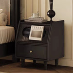 モダンデザインのガラス製ナイトテーブル|エレガントな寝室のインテリアに最適 hlxl-4397