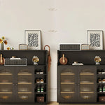 モダンデザイン?ガラス多層キャビネット|おしゃれ収納で魅せる空間コーディネート hlxl-4398