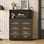 モダンデザイン?ガラス多層キャビネット|おしゃれ収納で魅せる空間コーディネート hlxl-4398