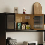 キッチンを彩る!スタイリッシュなガラスキャビネット hlxl-4401