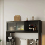 キッチンを彩る!スタイリッシュなガラスキャビネット hlxl-4401