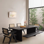 シックなアッシュ材ラタンチェア|モダンデザインインテリア必見 hlxl-4402