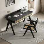 シックなアッシュ材ラタンチェア|モダンデザインインテリア必見 hlxl-4402