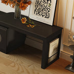 モダンデザインのアルミ合金テレビ台|スタイリッシュな収納&ディスプレイ可能なガラス多層板 hlxl-4404