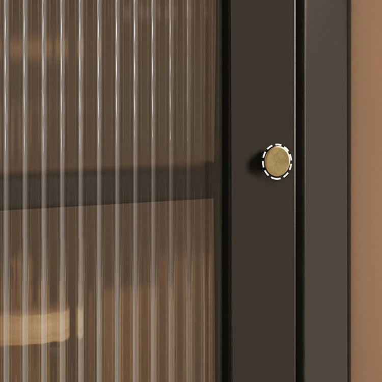 コーナー パインガラス キャビネット | おしゃれな収納スペースを演出する一品 hlxl-4405