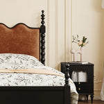 ラタンガラスキャビネット|高級感溢れるインテリアでお部屋を魅了 hlxl-4413