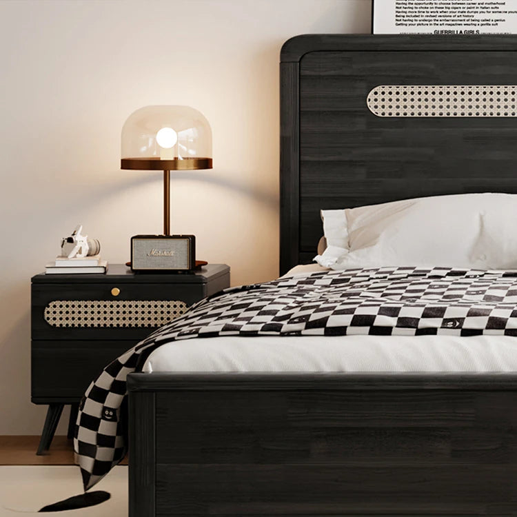 ラタンガラスキャビネット|高級感溢れるインテリアでお部屋を魅了 hlxl-4413