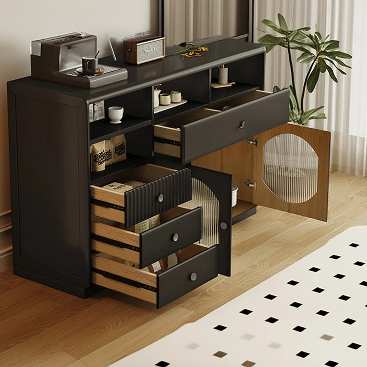 モダンデザインのガラスキャビネット|収納力抜群のスタイリッシュな必需品 hlxl-4416