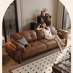 高品質アッシュ材使用 シンプル&モダンソファー – ダウン仕様の快適さと合皮の高級感を両立 hly-3032