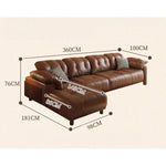 高品質アッシュ材使用 シンプル&モダンソファー – ダウン仕様の快適さと合皮の高級感を両立 hly-3032