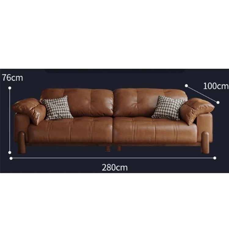 高品質アッシュ材使用 シンプル&モダンソファー – ダウン仕様の快適さと合皮の高級感を両立 hly-3032