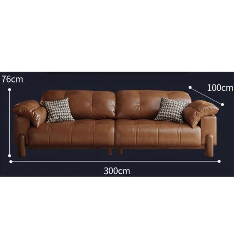 高品質アッシュ材使用 シンプル&モダンソファー – ダウン仕様の快適さと合皮の高級感を両立 hly-3032