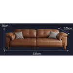 高品質アッシュ材使用 シンプル&モダンソファー – ダウン仕様の快適さと合皮の高級感を両立 hly-3032