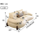 モダンなパイン素材のソファー|ホワイトグースダウン&合皮使用 | 快適なシリコンフィルクッション付き hly-3033