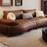 モダンなパイン素材のソファー|ホワイトグースダウン&合皮使用 | 快適なシリコンフィルクッション付き hly-3033