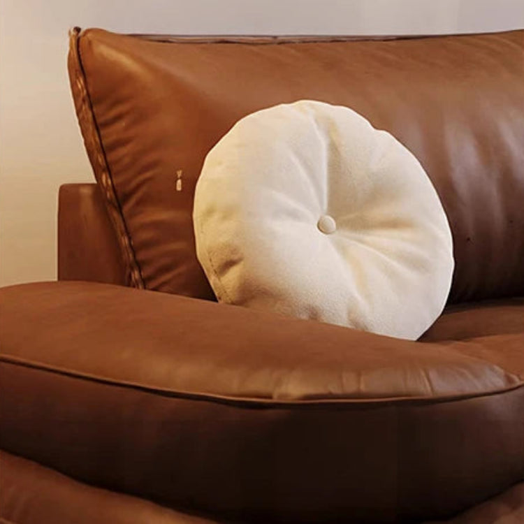 モダンなパイン素材のソファー|ホワイトグースダウン&合皮使用 | 快適なシリコンフィルクッション付き hly-3033