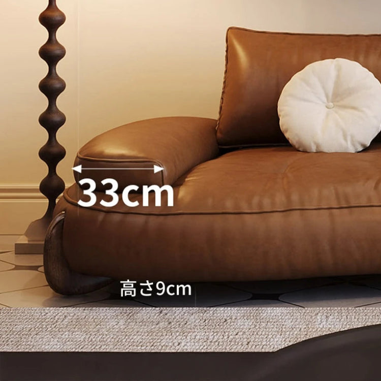 モダンなパイン素材のソファー|ホワイトグースダウン&合皮使用 | 快適なシリコンフィルクッション付き hly-3033