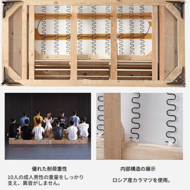 モダンなパイン素材のソファー|ホワイトグースダウン&合皮使用 | 快適なシリコンフィルクッション付き hly-3033