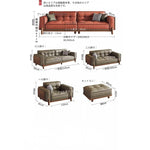 アッシュ材とパイン使用!シリコンフィル・ラテックスクッションのスタイリッシュソファー - 快適でおしゃれなリビング空間を演出! hly-3034