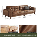 アッシュ材とパイン使用!シリコンフィル・ラテックスクッションのスタイリッシュソファー - 快適でおしゃれなリビング空間を演出! hly-3034