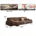 モダンパインダウンエアレザーソファー - おしゃれで快適なリビング空間を演出! hly-3035