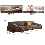 モダンパインダウンエアレザーソファー - おしゃれで快適なリビング空間を演出! hly-3035