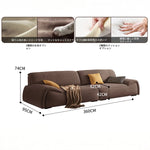 モダンパインダウンエアレザーソファー - おしゃれで快適なリビング空間を演出! hly-3035