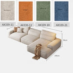 スタイリッシュなパイン無垢材ソファー | シリコンフィル&エアレザークッションで極上の座り心地 | モダンなリビングに最適! hly-3036