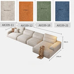 スタイリッシュなパイン無垢材ソファー | シリコンフィル&エアレザークッションで極上の座り心地 | モダンなリビングに最適! hly-3036