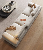 スタイリッシュなパイン無垢材ソファー | シリコンフィル&エアレザークッションで極上の座り心地 | モダンなリビングに最適! hly-3036