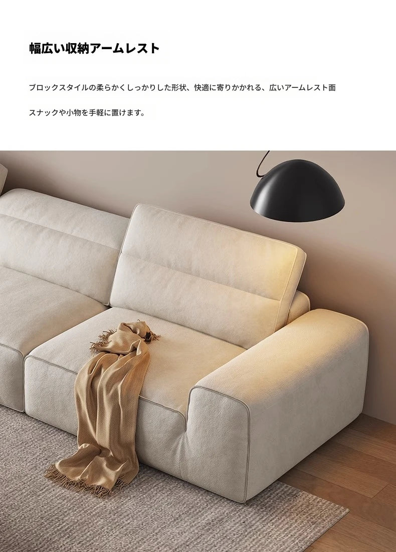 スタイリッシュなパイン無垢材ソファー | シリコンフィル&エアレザークッションで極上の座り心地 | モダンなリビングに最適! hly-3036