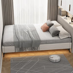 パイン材使用のモダンデザインベッド|シンプルで洗練されたインテリアに最適! hlyj-3140