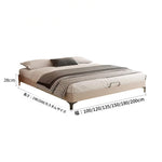 パイン材使用のモダンデザインベッド|シンプルで洗練されたインテリアに最適! hlyj-3140