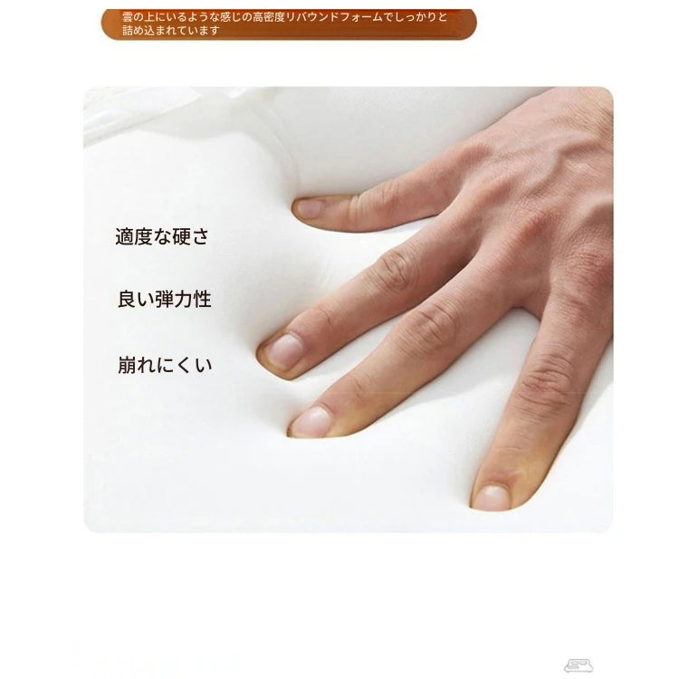 スタイリッシュなパインエアレザー製ベッド|快適な眠りをサポートするシンプルデザイン hlyj-3142